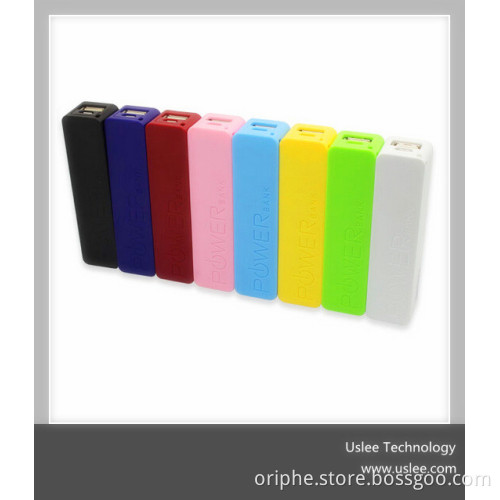 2014 new products lipstick charger portable power bank 2600mah china supplier
